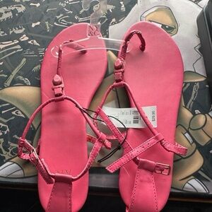 New York & Company Vibrant Pink Sandals